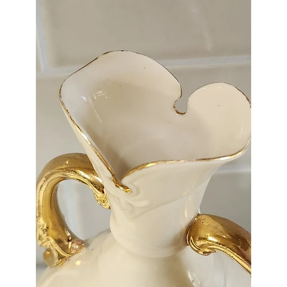Antique Austrian Art Nouveau Porcelain Vase 9